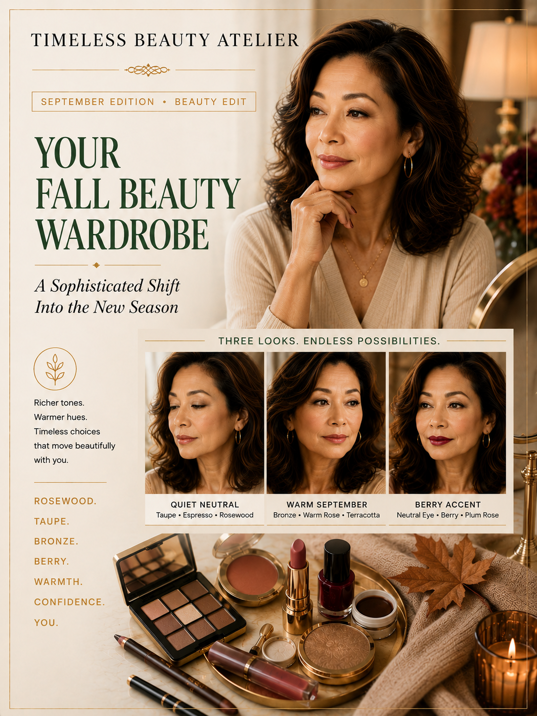 Your Fall Beauty Wardrobe: A Sophisticated Shift Into the New Season
