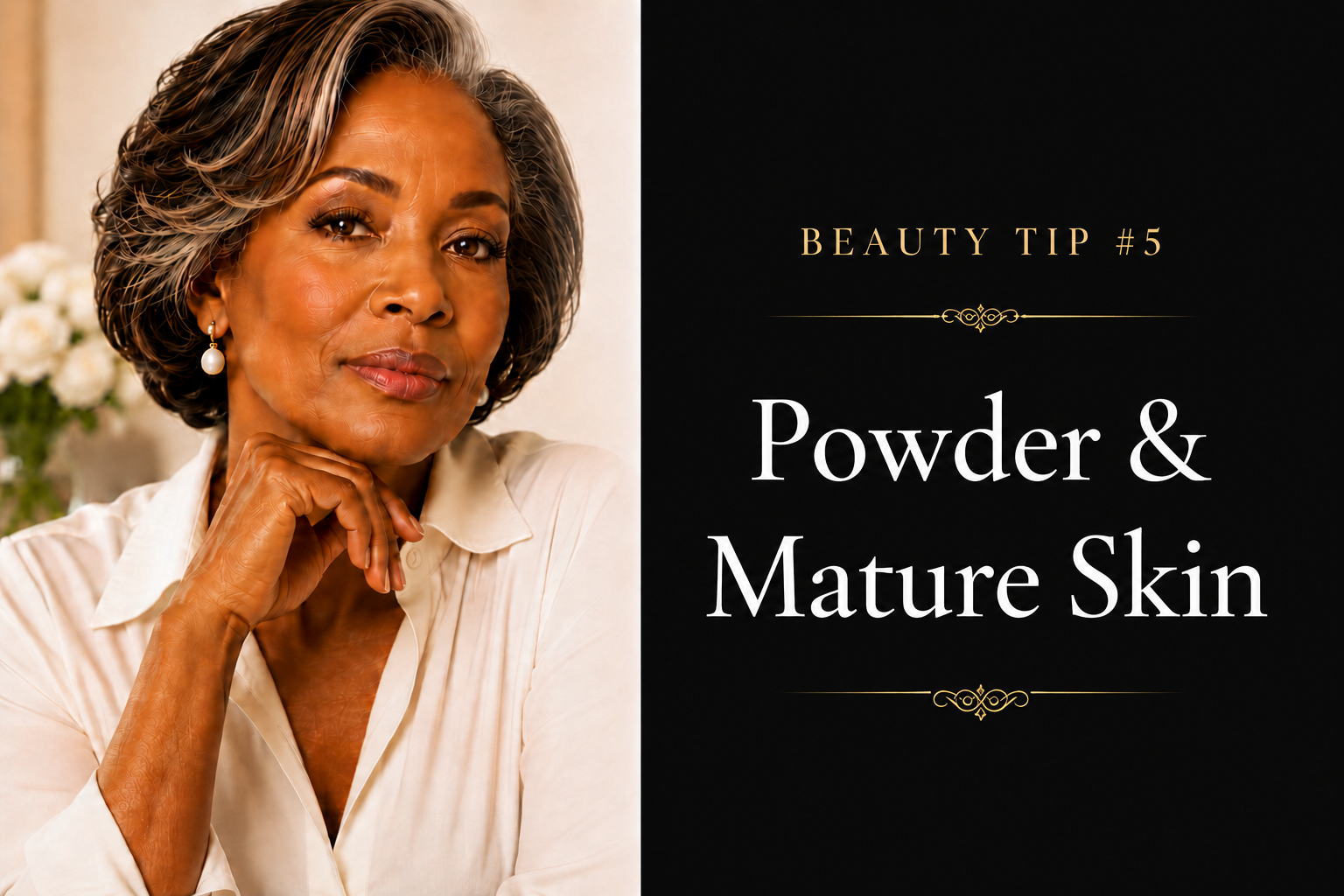 Why Less Powder Can Make You Look More Youthful