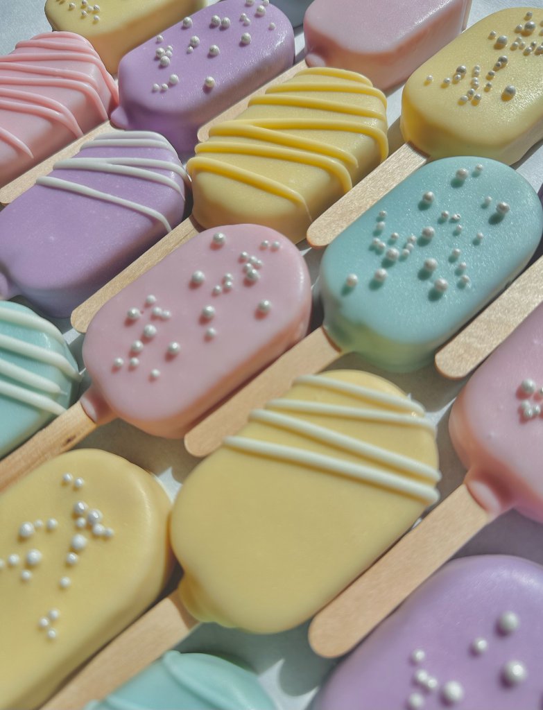 Hand-dipped cake pops