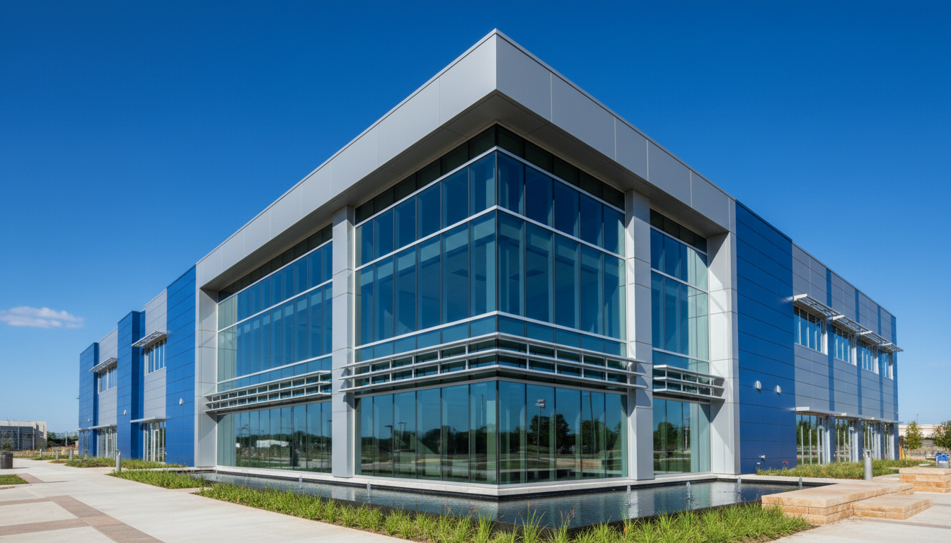 Modern commercial office building