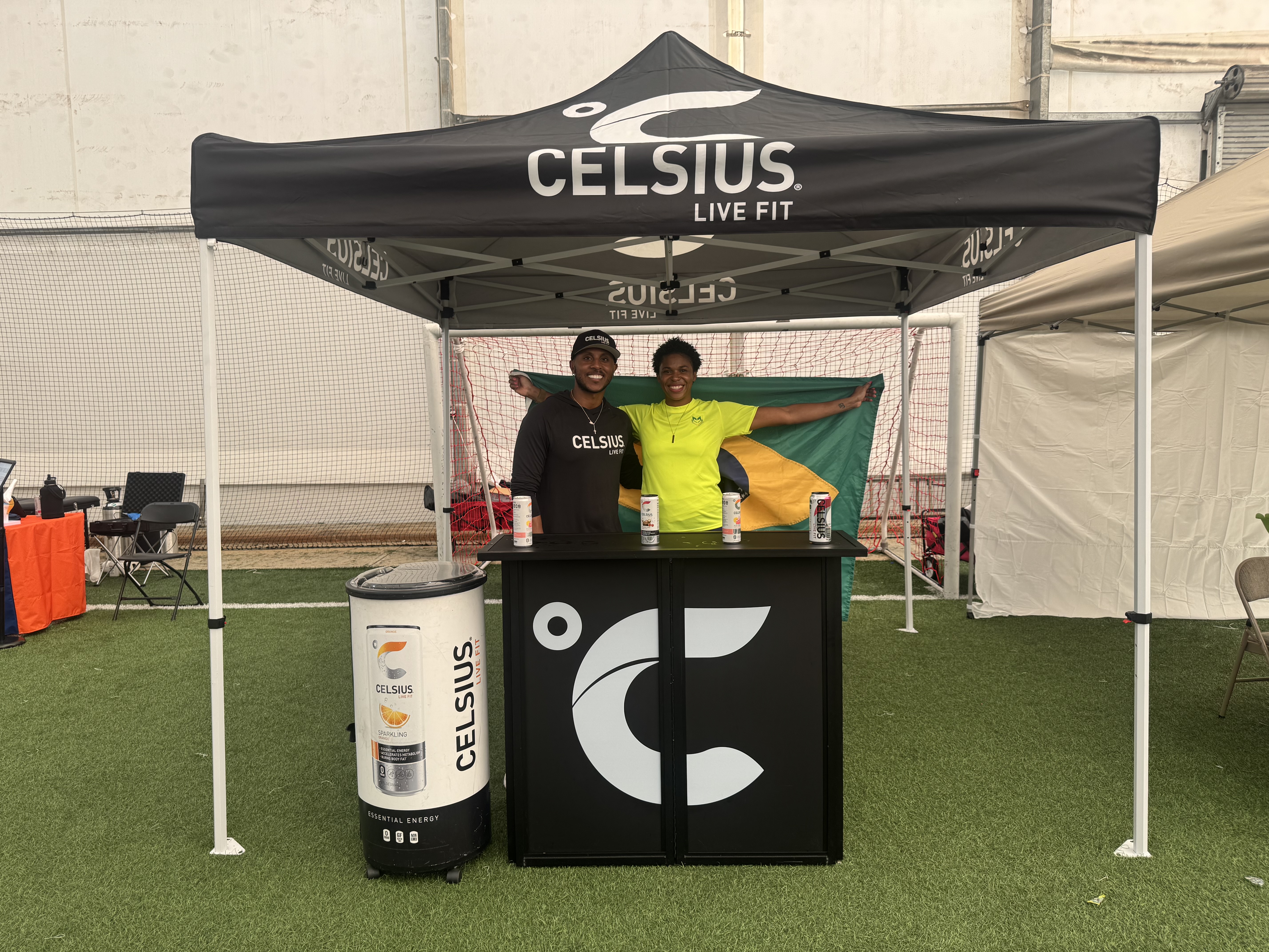 Celsius Sponsor Booth