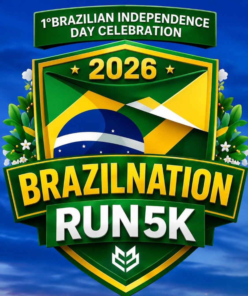 BrazilNation RUN5K 2026 Event Logo