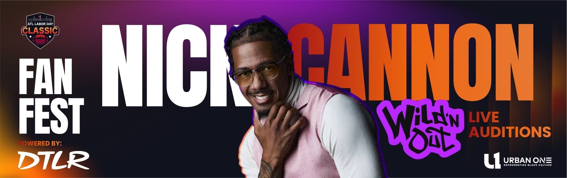Nick Cannon performing at ATL Labor Day Classic Fan Fest