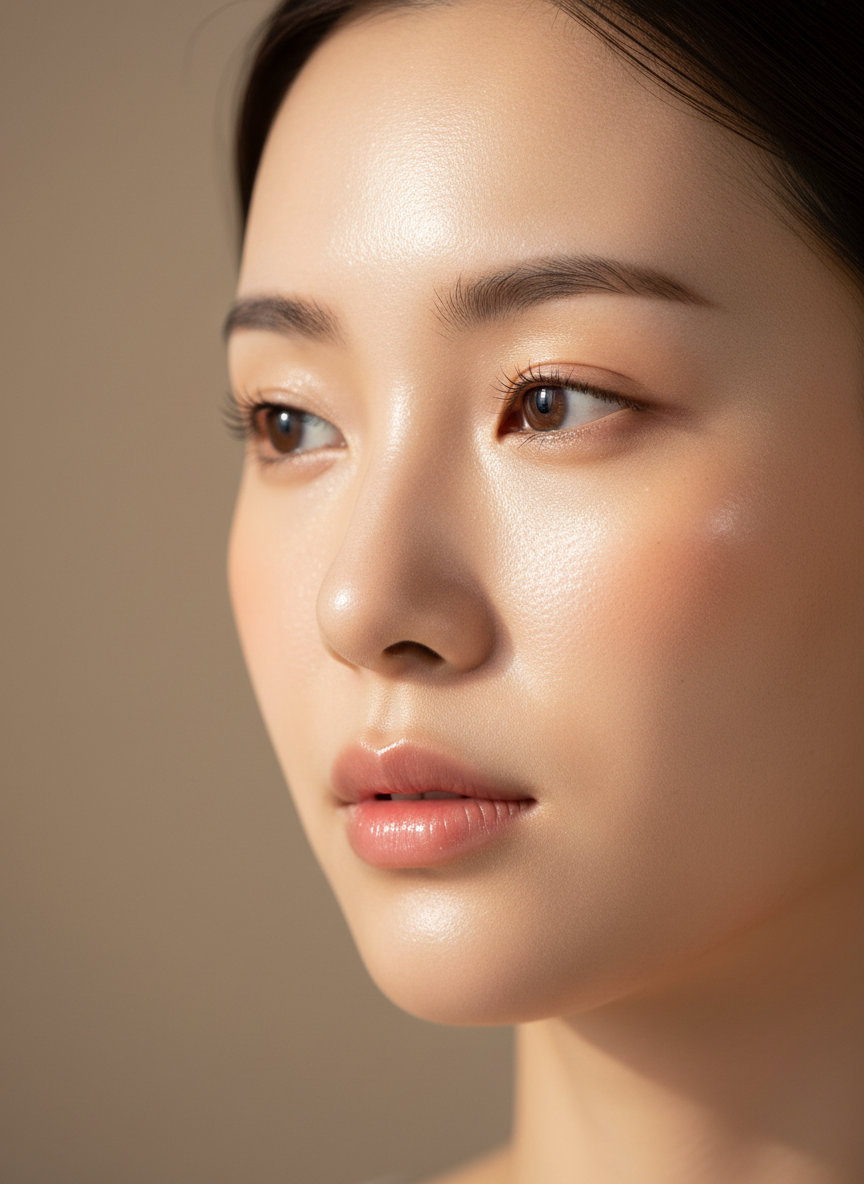 Korean beauty glass skin