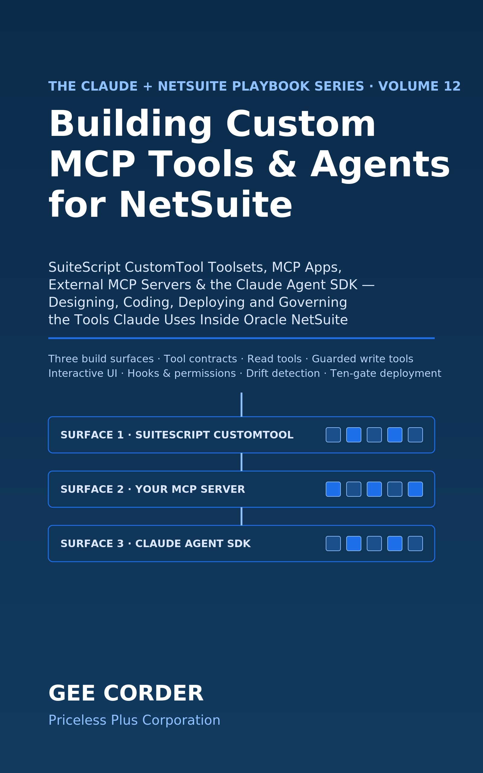 Building Custom MCP Tools & Agents for NetSuite — book cover