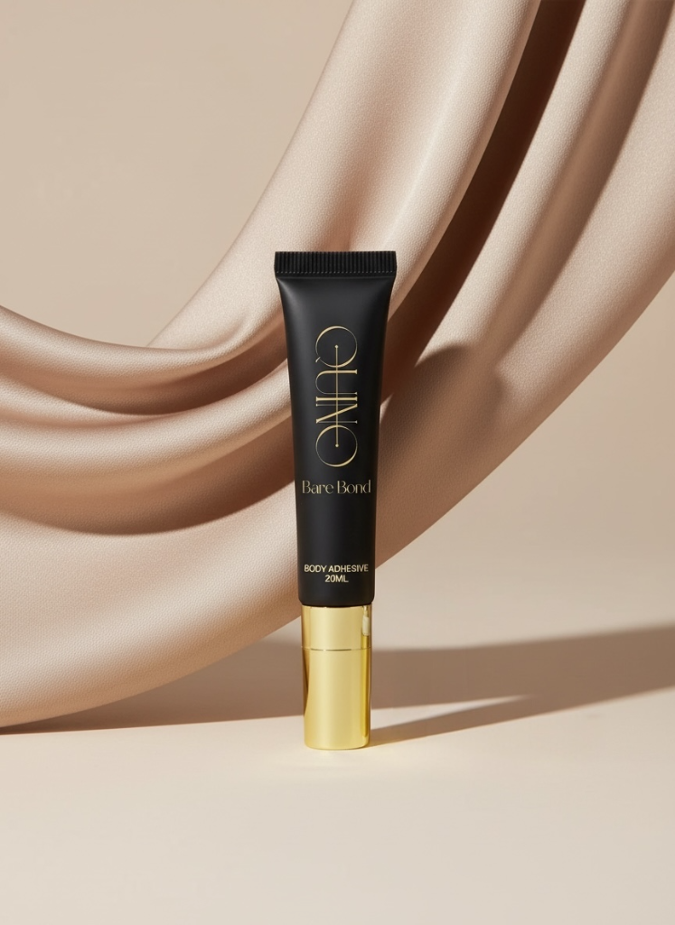 BareBond liquid fashion body adhesive by QUINO