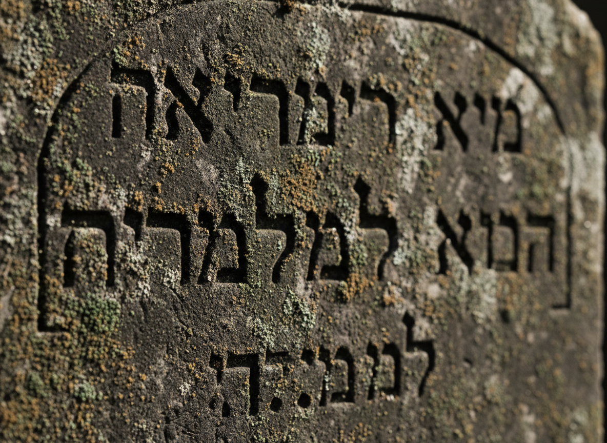 Historical gravestone detail