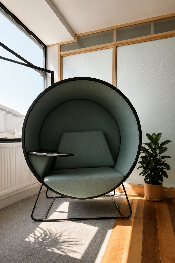 Acoustic pod at South Woodford Works