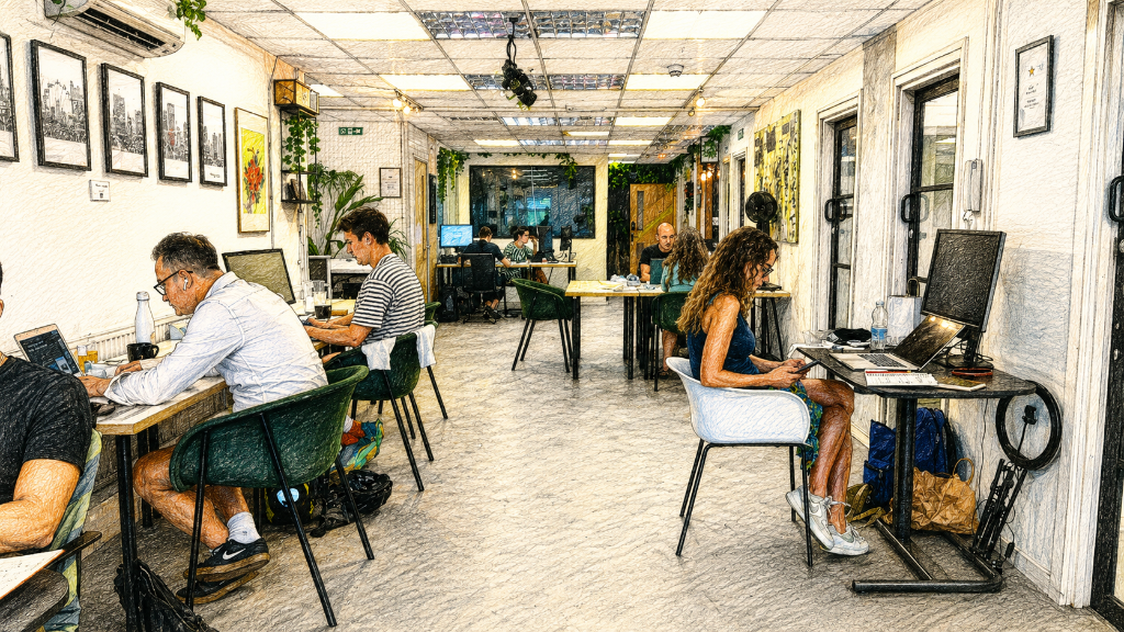 Coworking space at Work Nimble