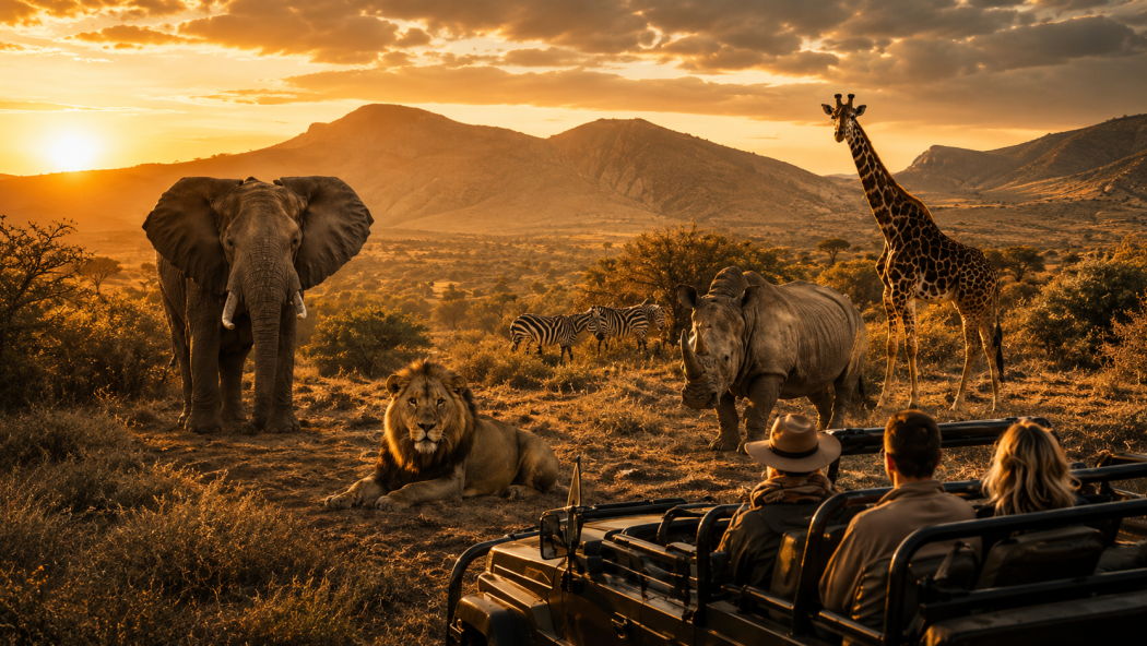 Aquila Big Five Safari from Cape Town