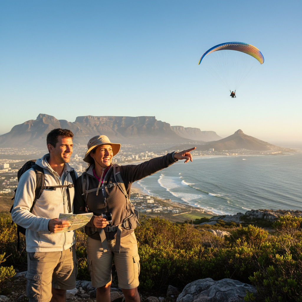 Table Mountain & Tandem Paragliding Cape Town