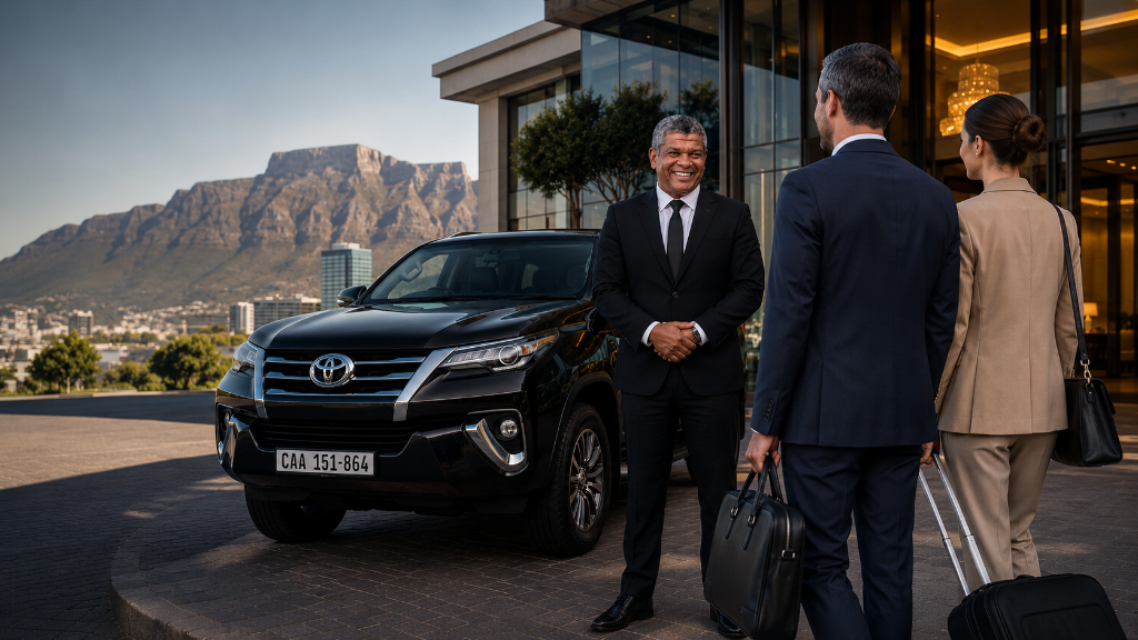 Corporate and Executive Transfer Cape Town. Discreet private transport for airport arrivals, meetings, conferences, roadshows and executive schedules in Cape Town.