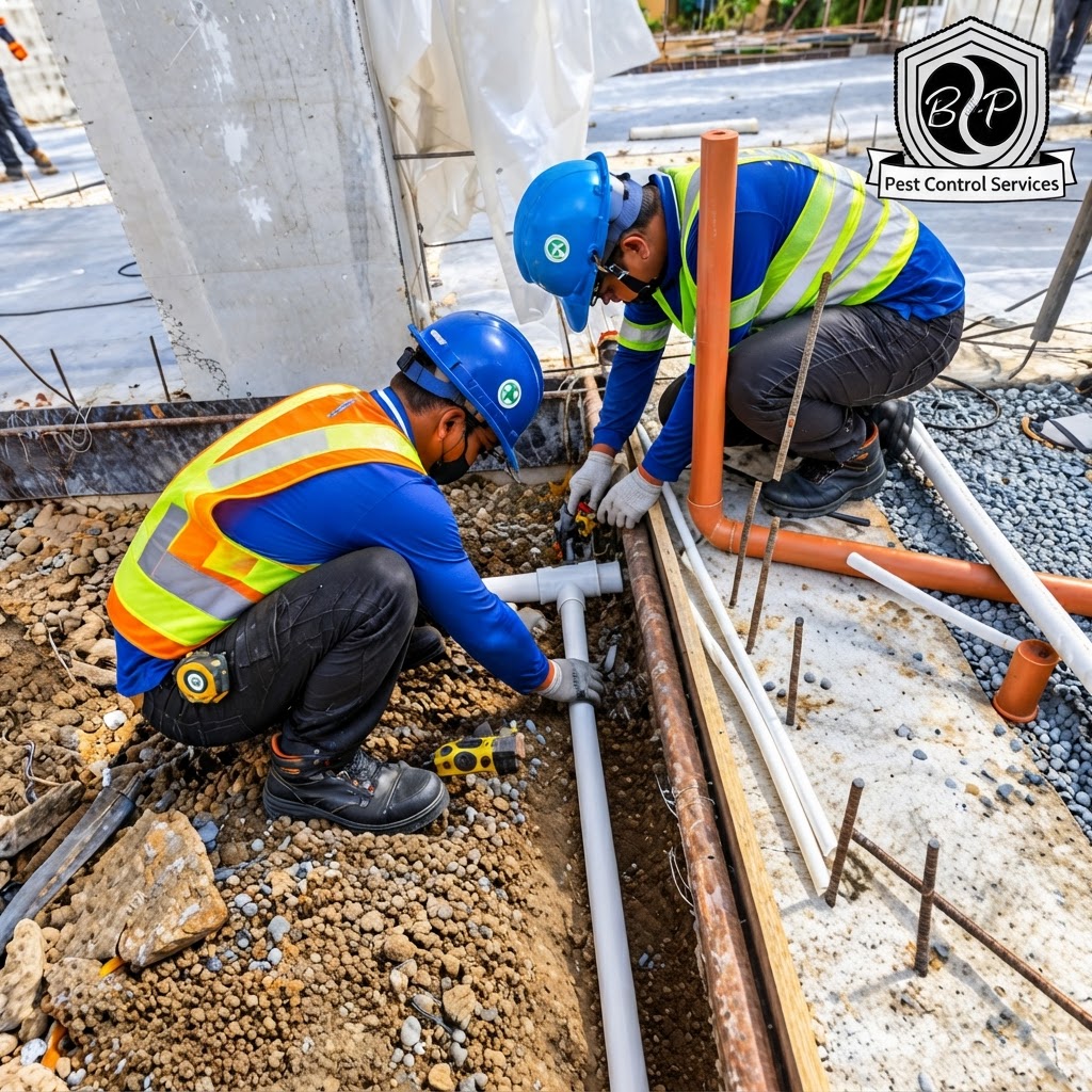 Termite Control – Pre-Construction Reticulation Piping System