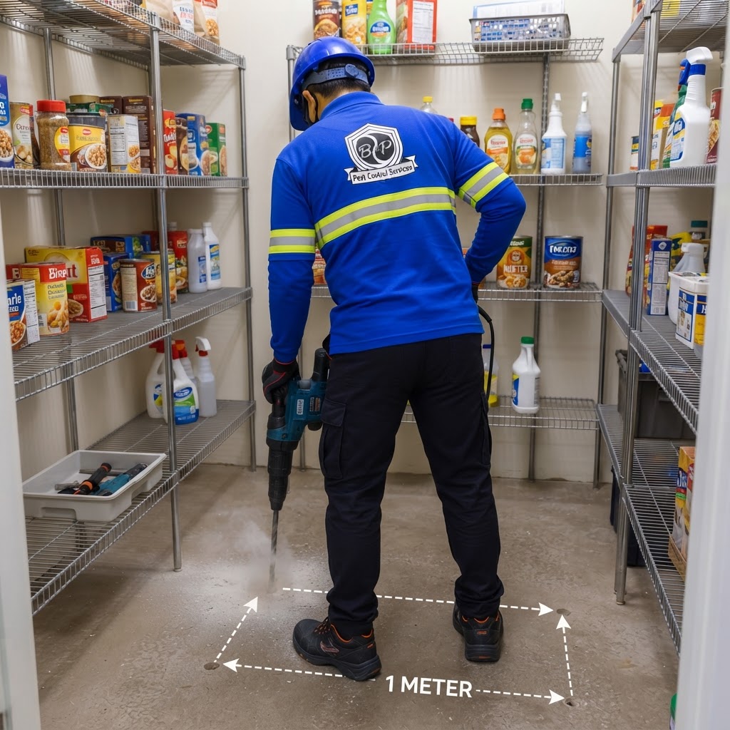 Termite Control – Slab Termiticide Injection