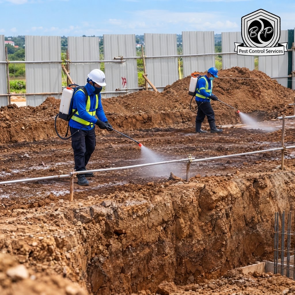 Termite Control – Pre-Construction Blanket Spraying