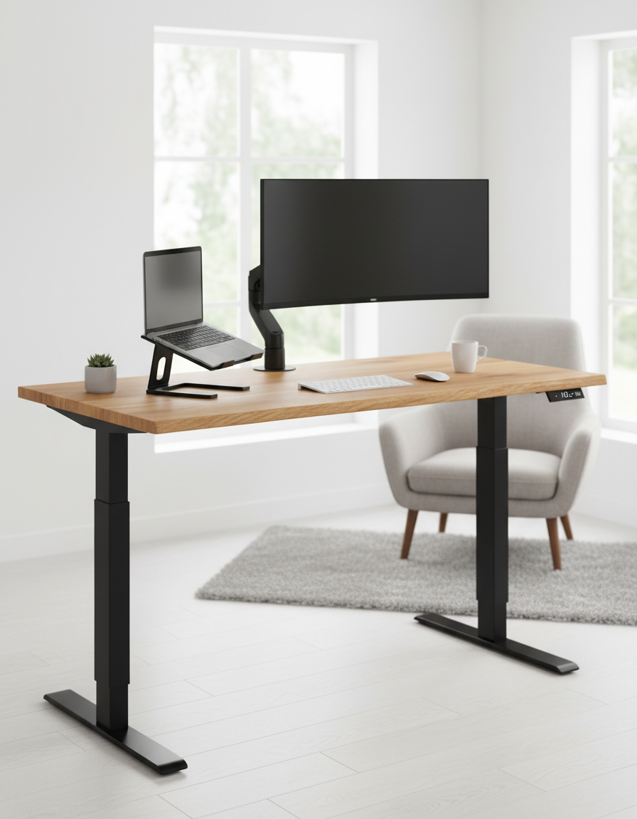 adjustable height desk Kenya Crafty KE