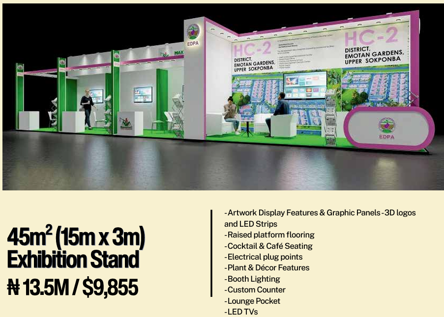 45m² Pavilion exhibition stand