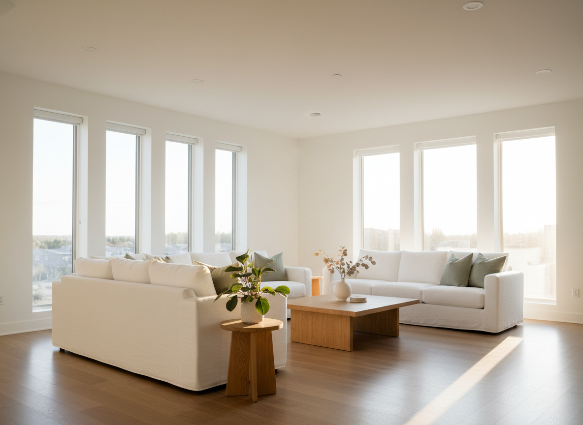 Bright clean home interior cleaned by FreshNest Cleaning in Coventry