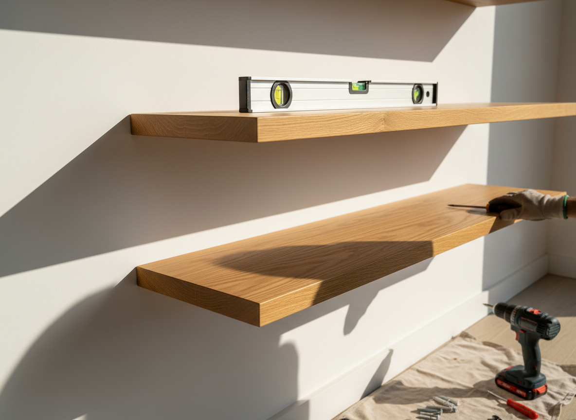 Shelving installation