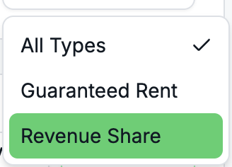 Deal Filtering Interface