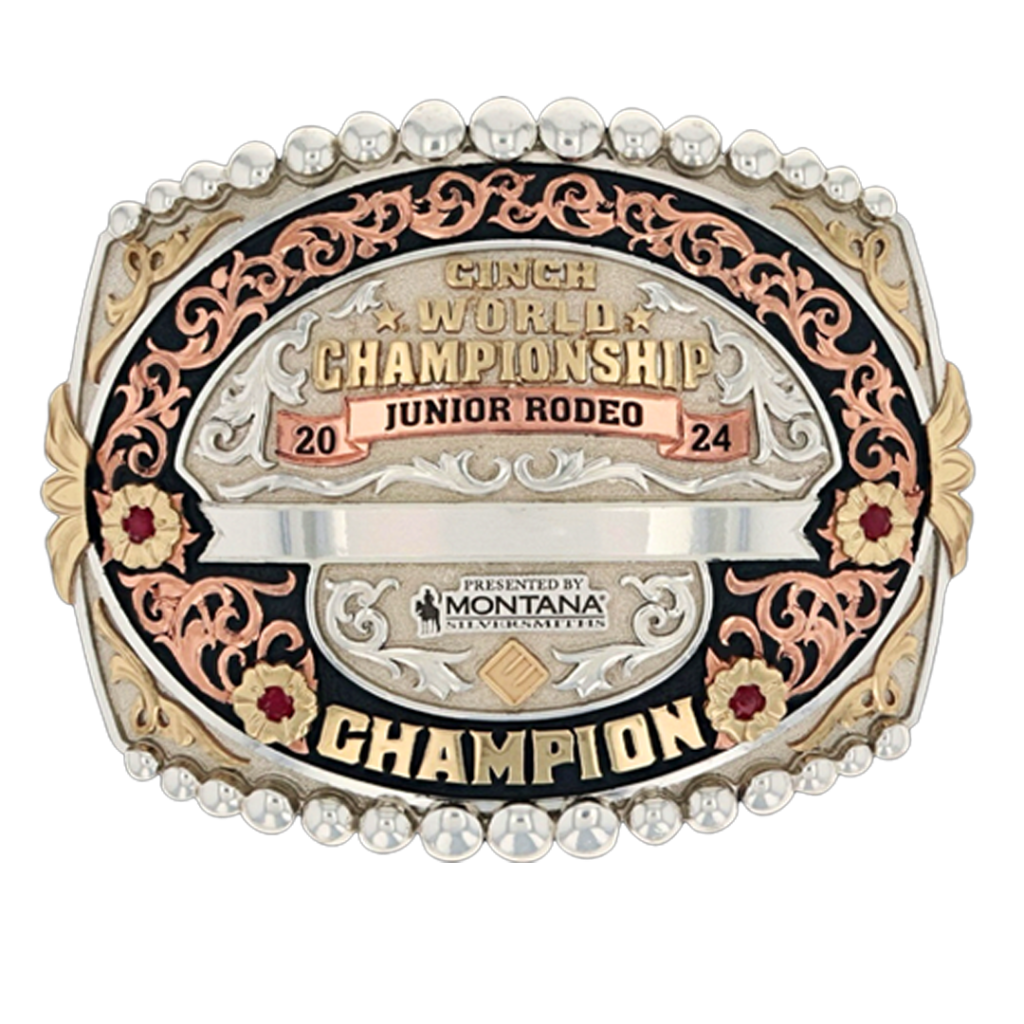 Cinch World Championship Junior Rodeo buckle