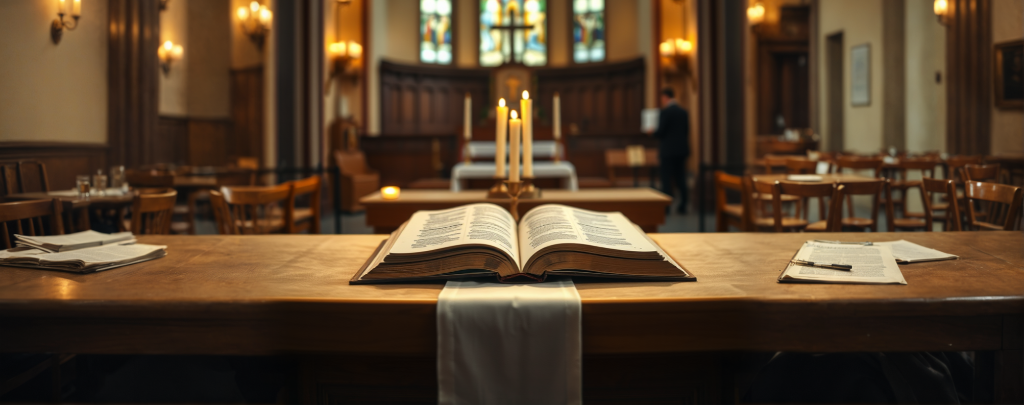 St. Timothy's church leadership banner