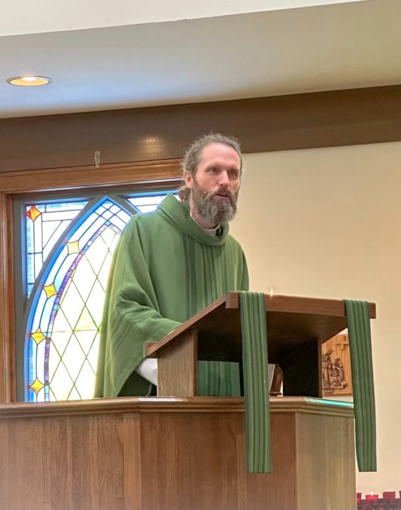 St. Timothy's congregation in worship