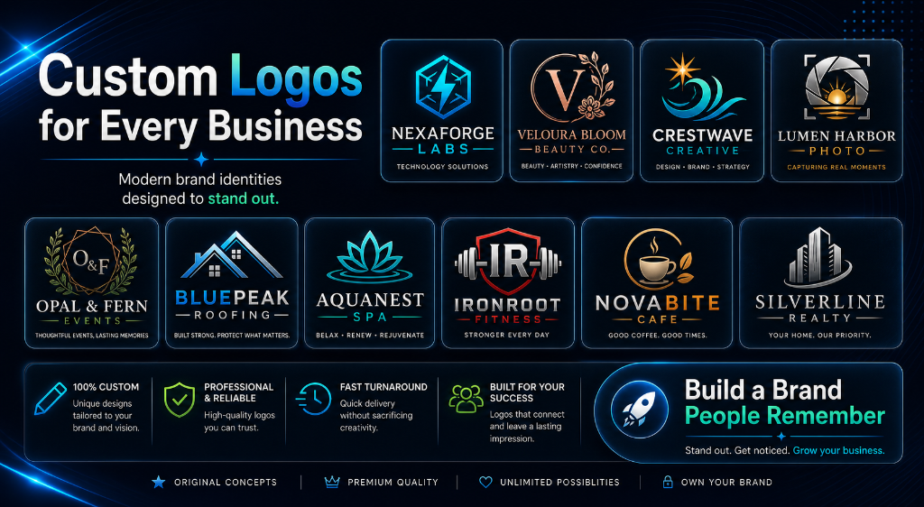 Custom logos for every business