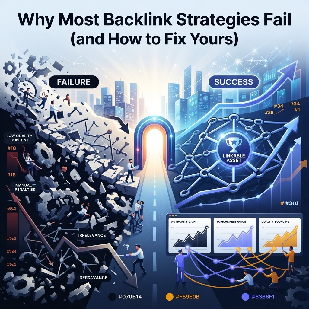 Why Most Backlink Strategies Fail (and How to Fix Yours)
