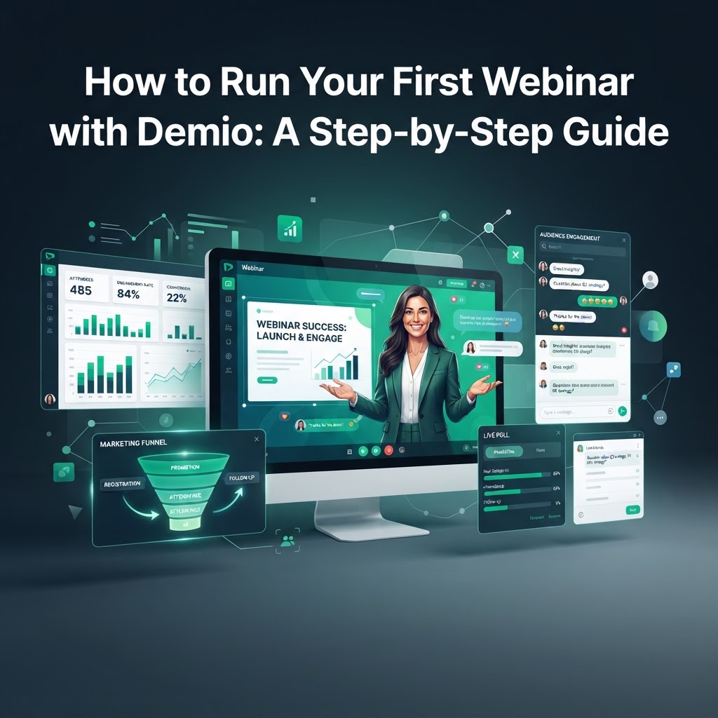 How to Run Your First Webinar with Demio: A Step-by-Step Guide