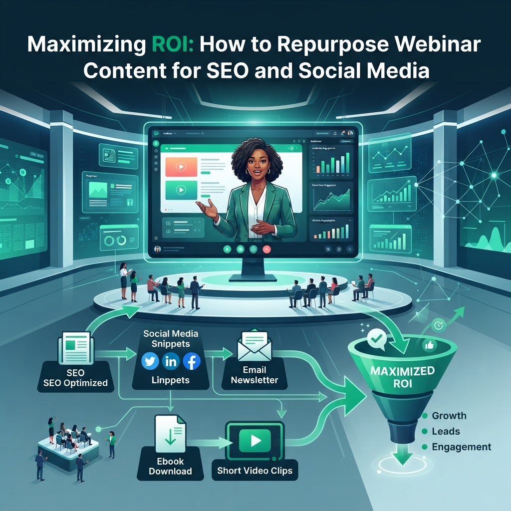 Maximizing ROI: How to Repurpose Webinar Content for SEO and Social Media