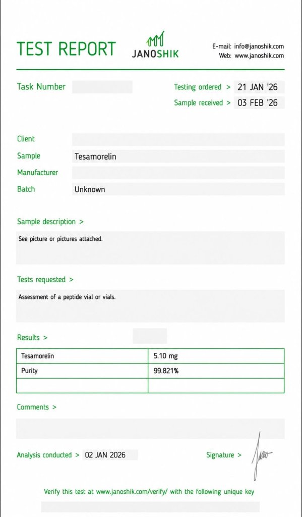 CoA - Tesamorelin