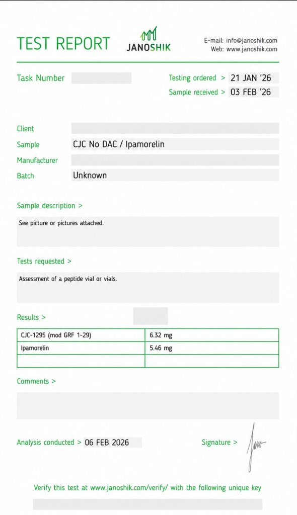 CoA - CJC-1295 / Ipamorelin