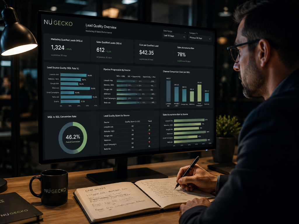 Reporting and lead quality analysis