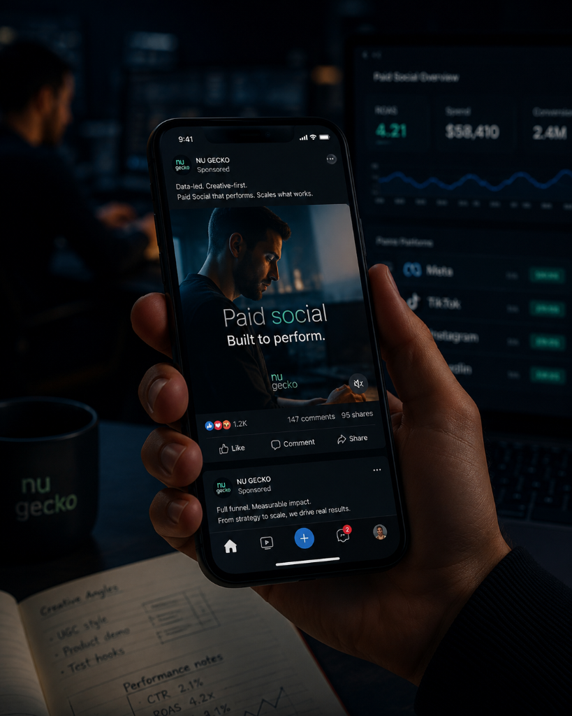 Paid social campaign overview