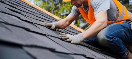 Professional storm restoration on Utah roof