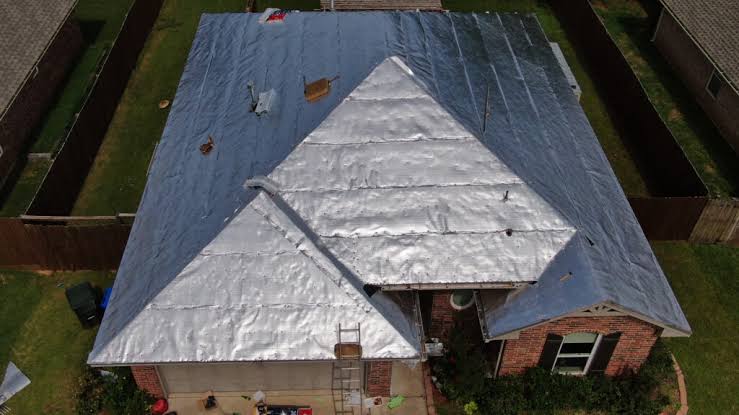 Low-E reflective insulation installation