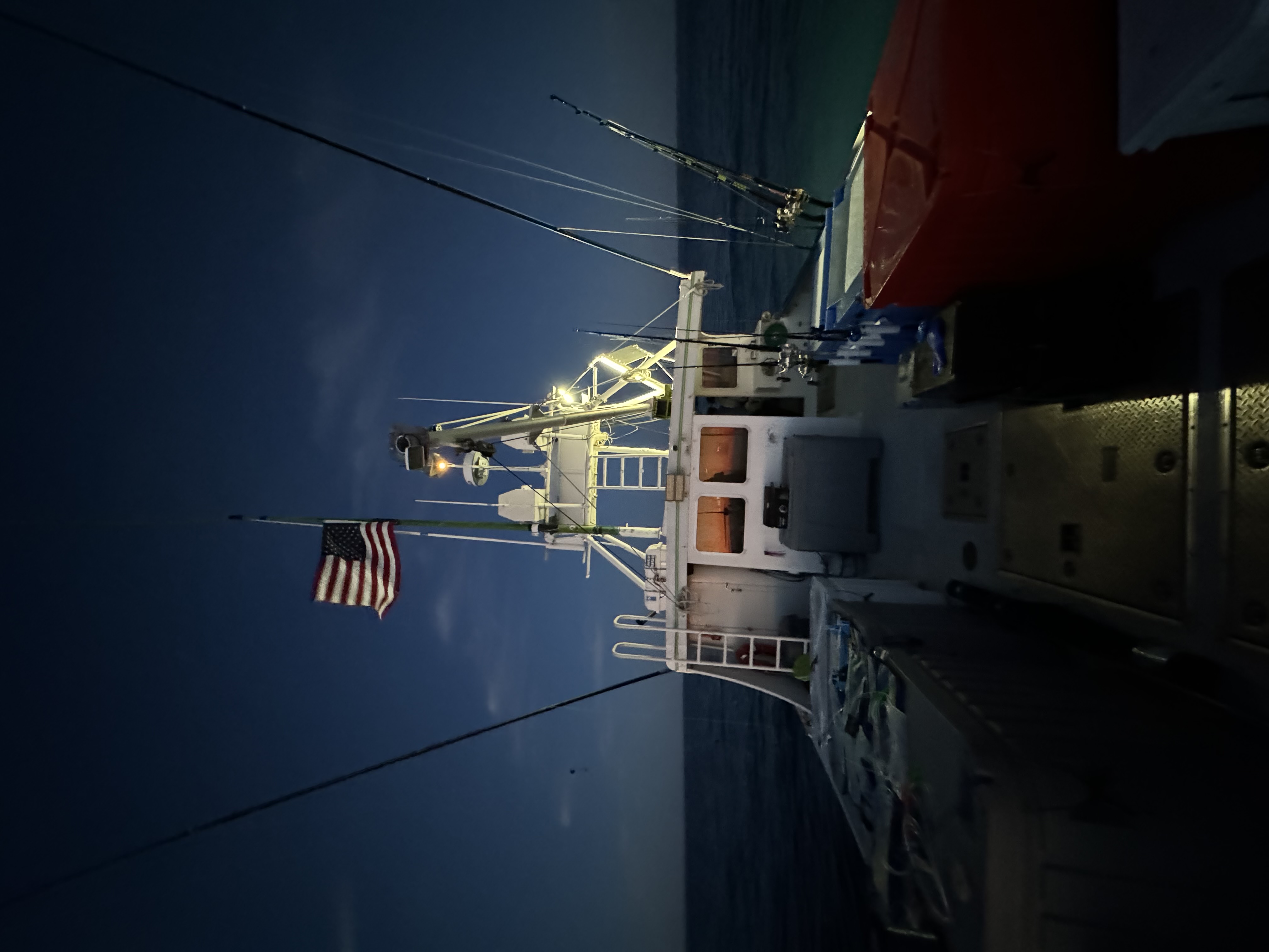 F/V Greenfins night operations