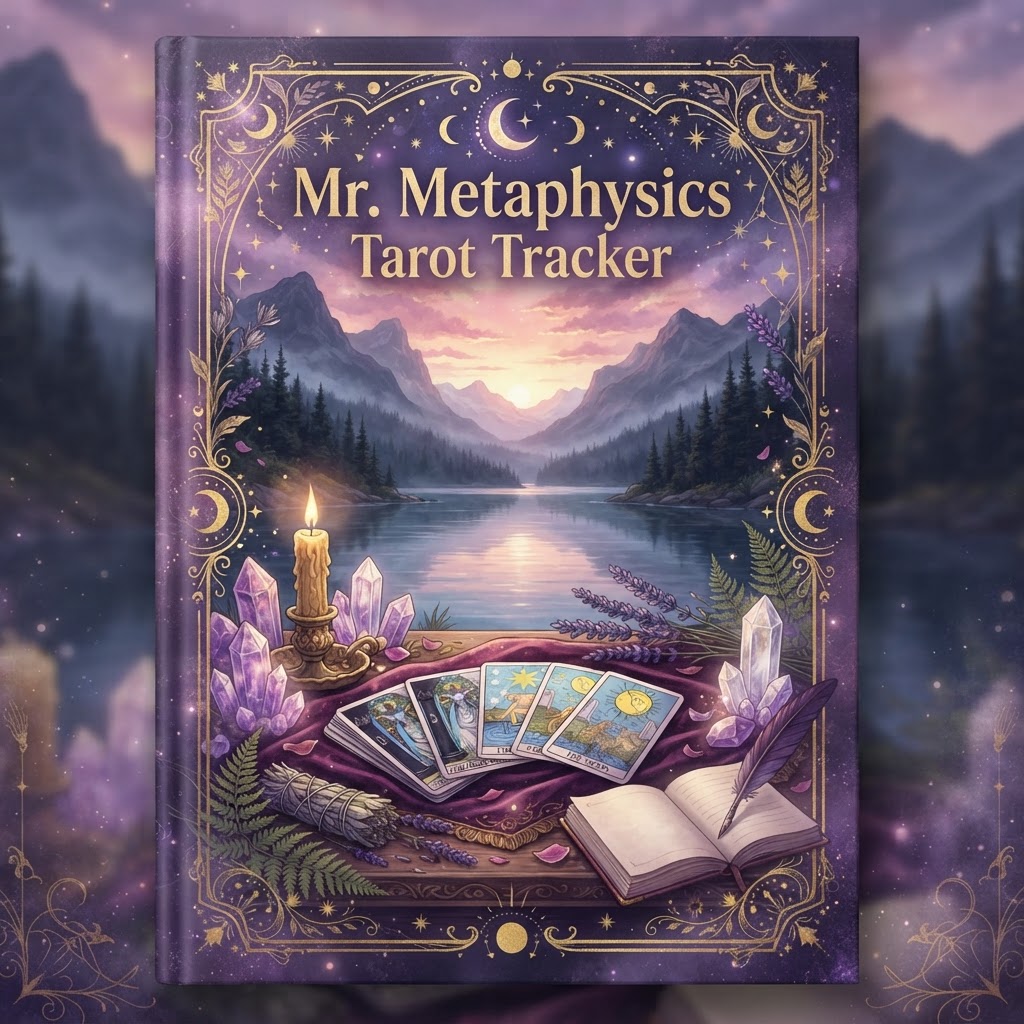 Mr. Metaphysics Tarot Tracker: Ultimate 30-Day Journey to Profound Inner Awakening