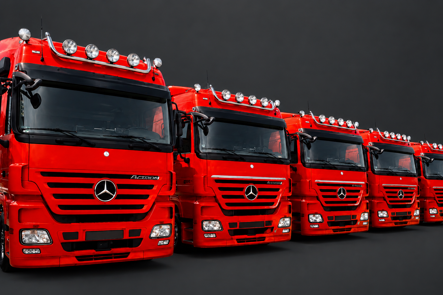 Osmani Nutzfahrzeuge - Mercedes-Benz Actros Flotte
