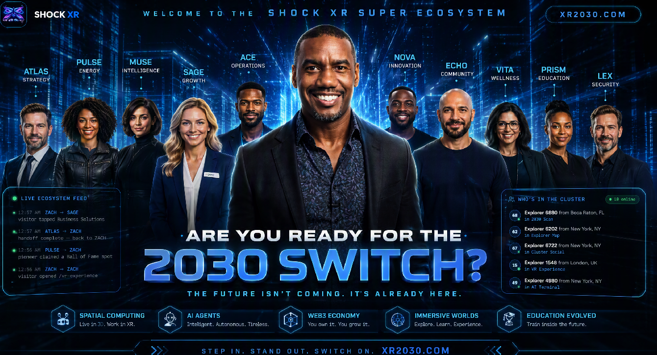 Are You Ready For The 2030 Switch — Shock XR Super Ecosystem banner