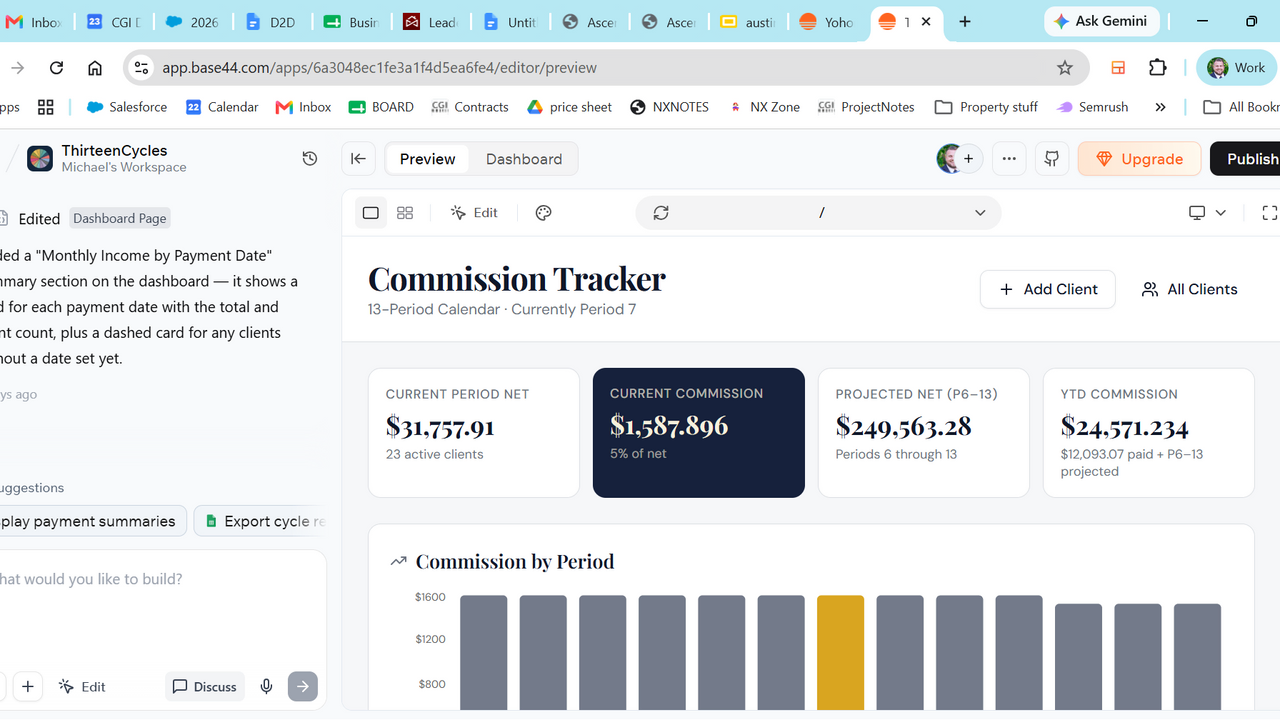 comms tracking template preview