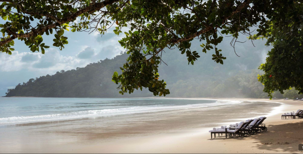 The Datai Langkawi — tropical beach and ocean view