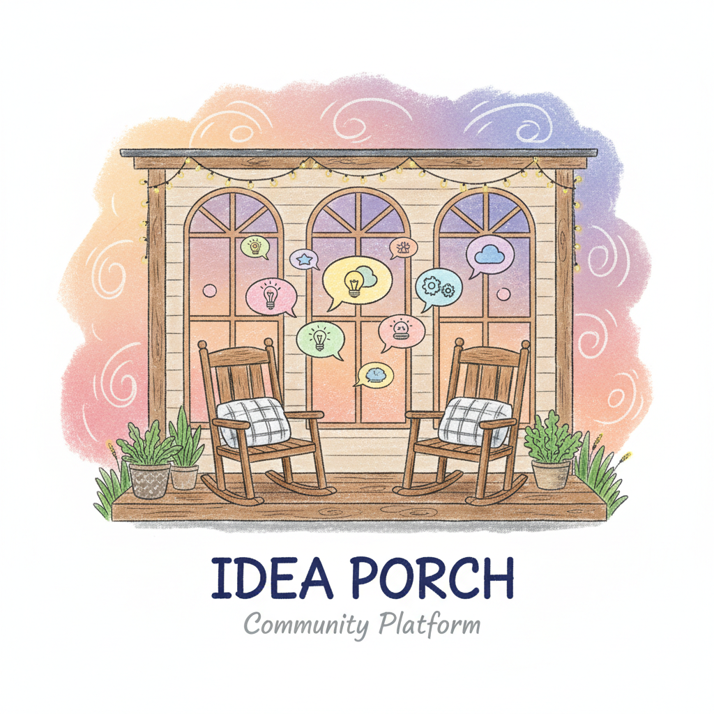 Sunset Porch Scene