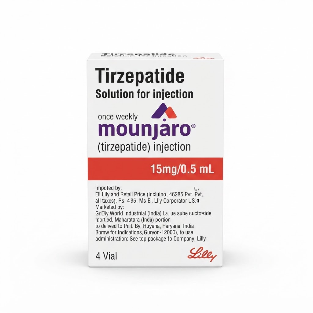 Tirze Monjaro 15mg 4 vial