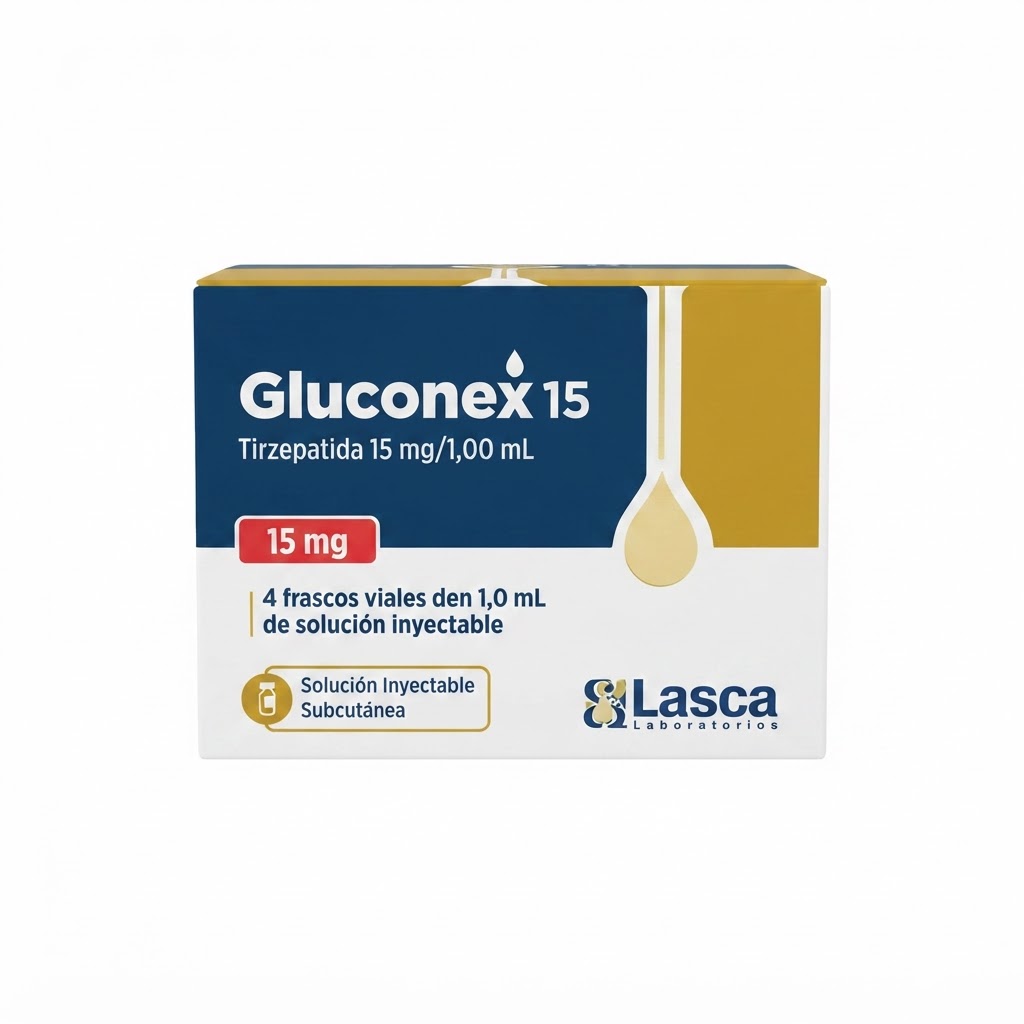Gluconex 15mg 4 viales