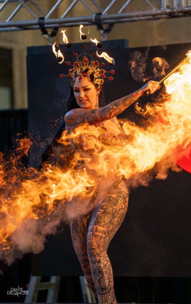 Fire Performer - Headpiece