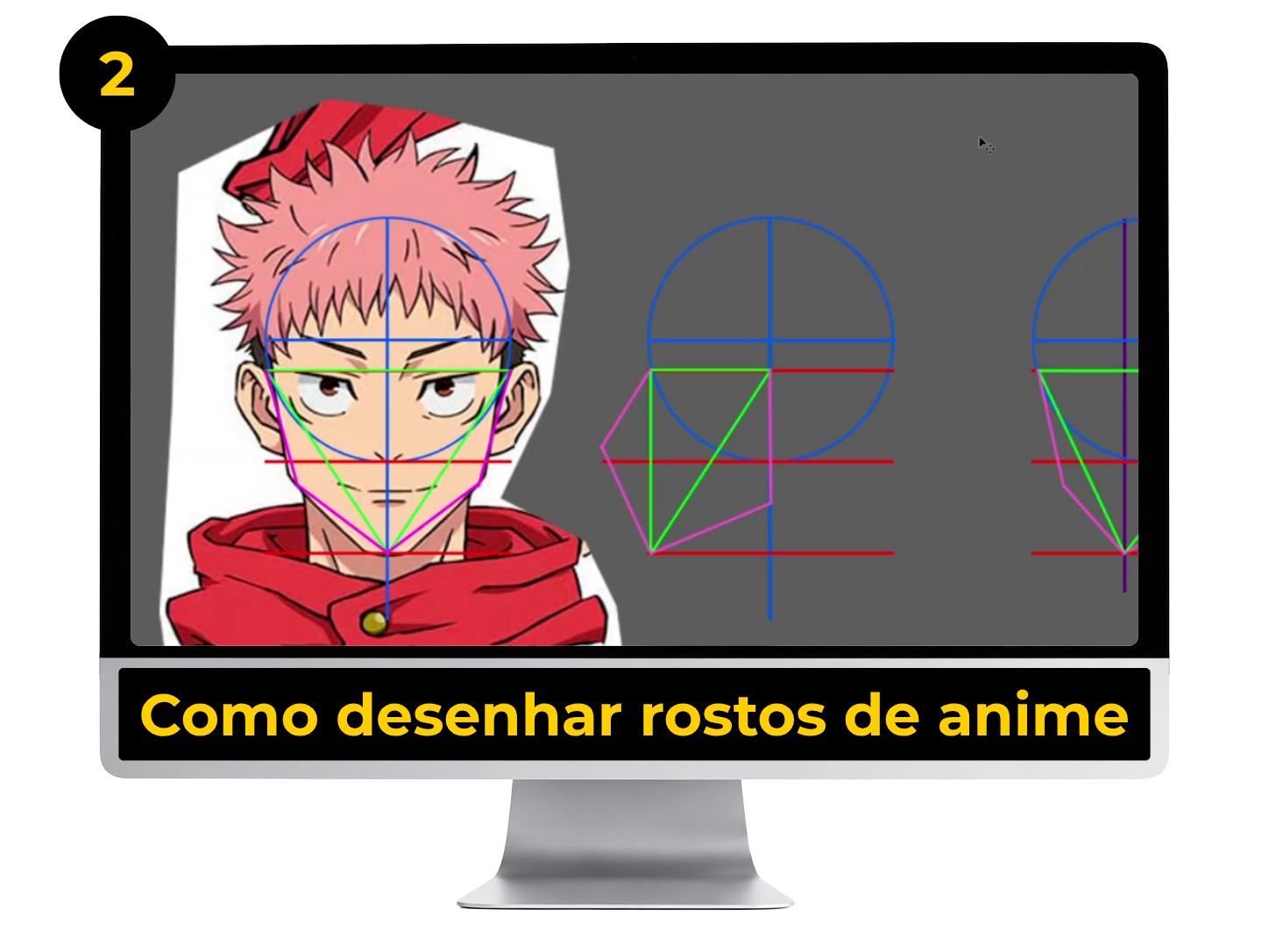 Como desenhar rostos de anime