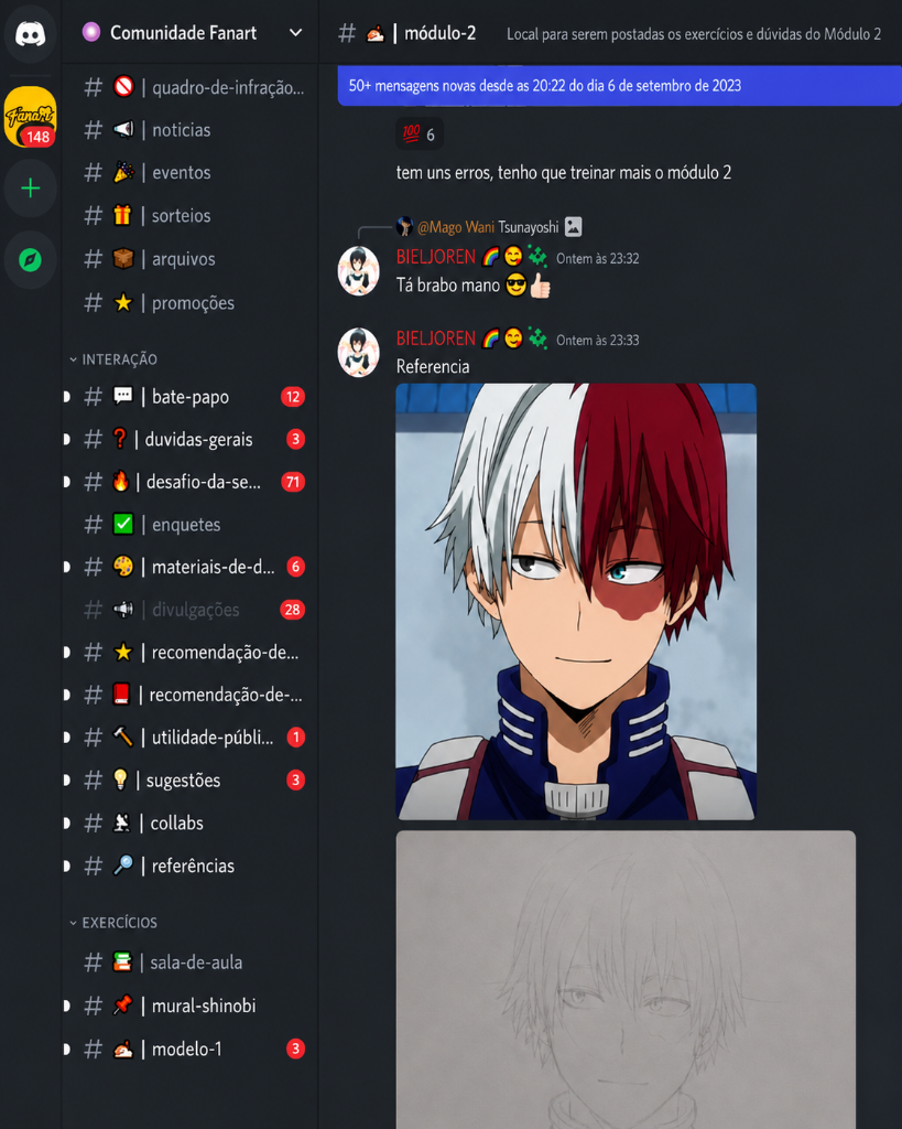 Grupo Discord — Comunidade FANART