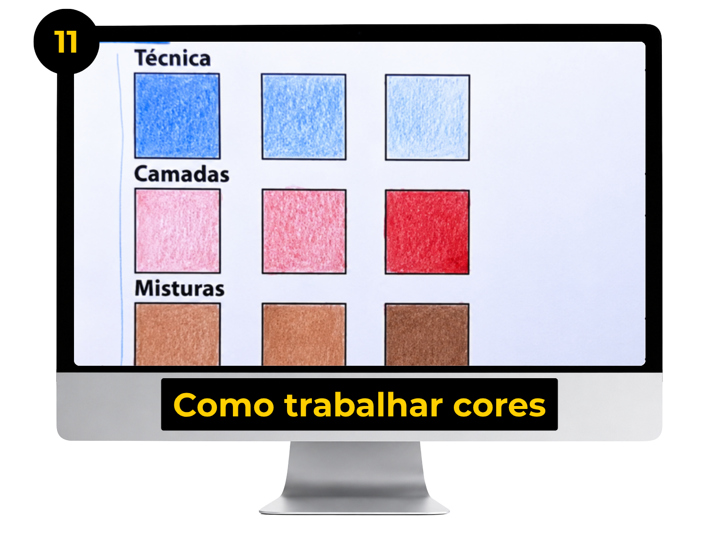 Como trabalhar cores